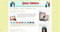 Desktop Screenshot of ganarestatura.net