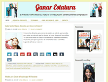 Tablet Screenshot of ganarestatura.net